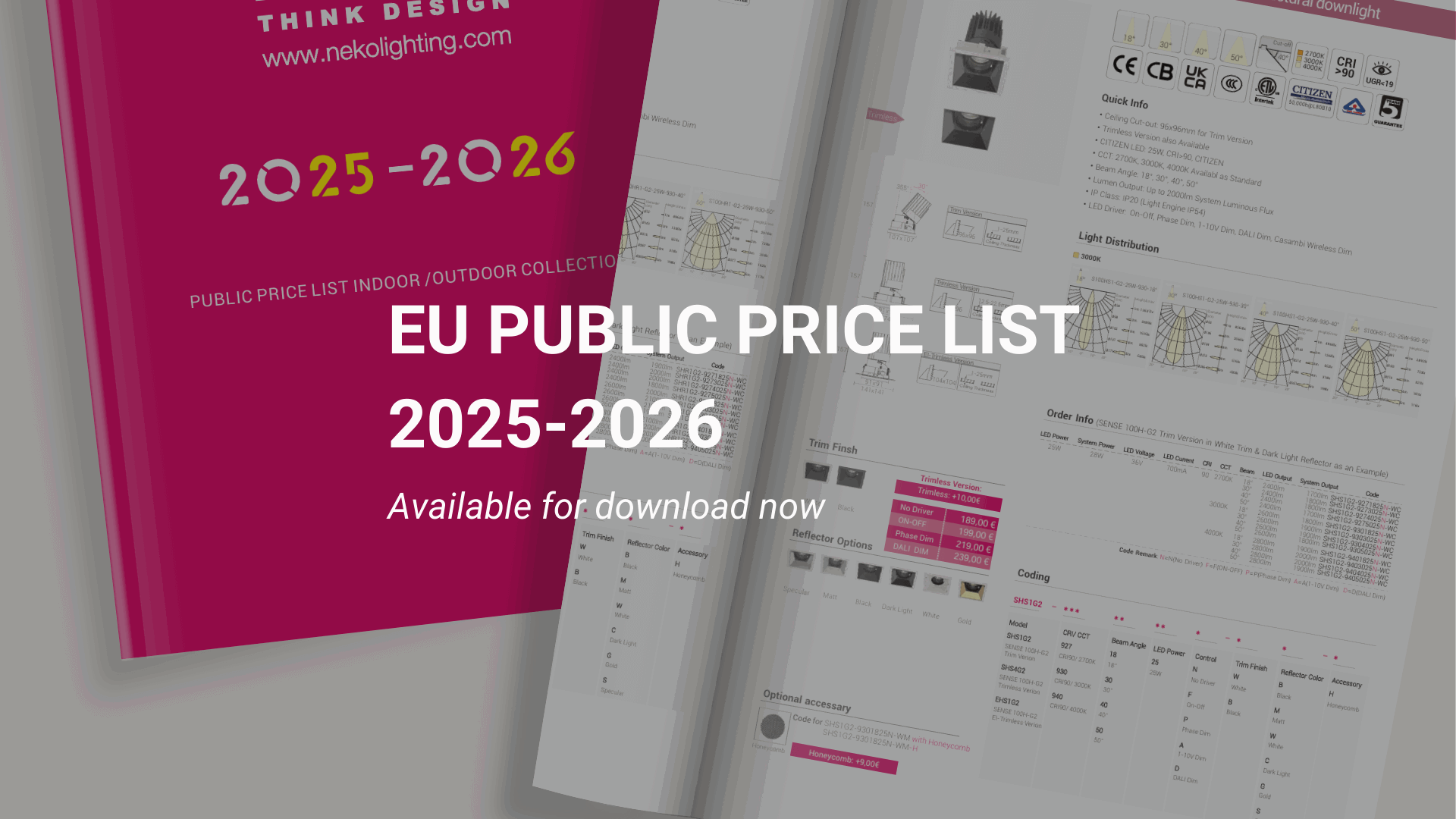 NEKO’s Latest Euro Public Price List-en
