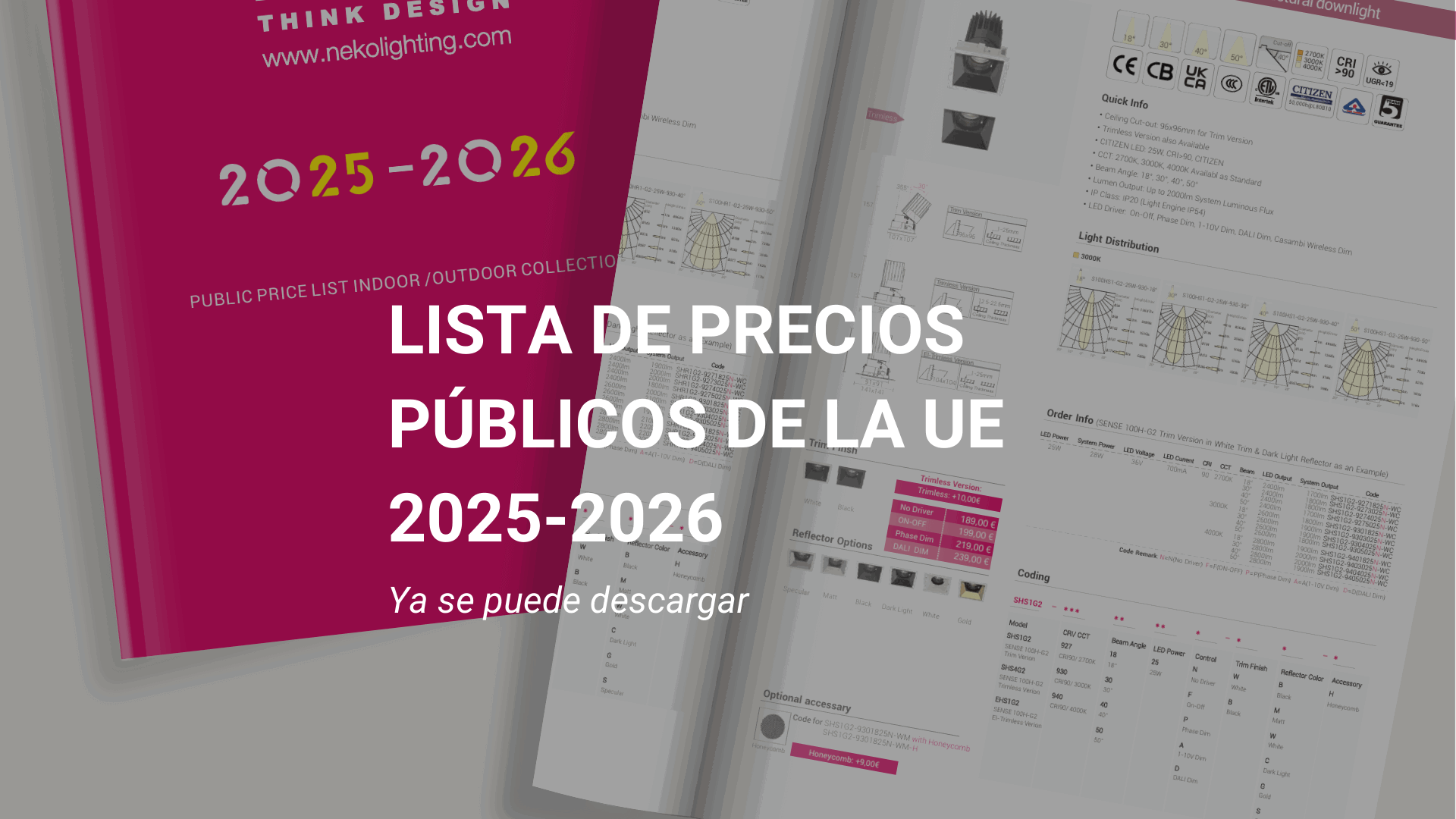 NEKO’s Latest Euro Public Price List-es